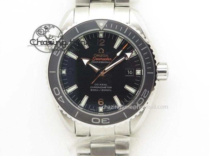 0111 Seamaster 300m Chrono SS YG OMF 1:1 Best Edition Blue Dial on SS YG Bracelet A Popular 7685